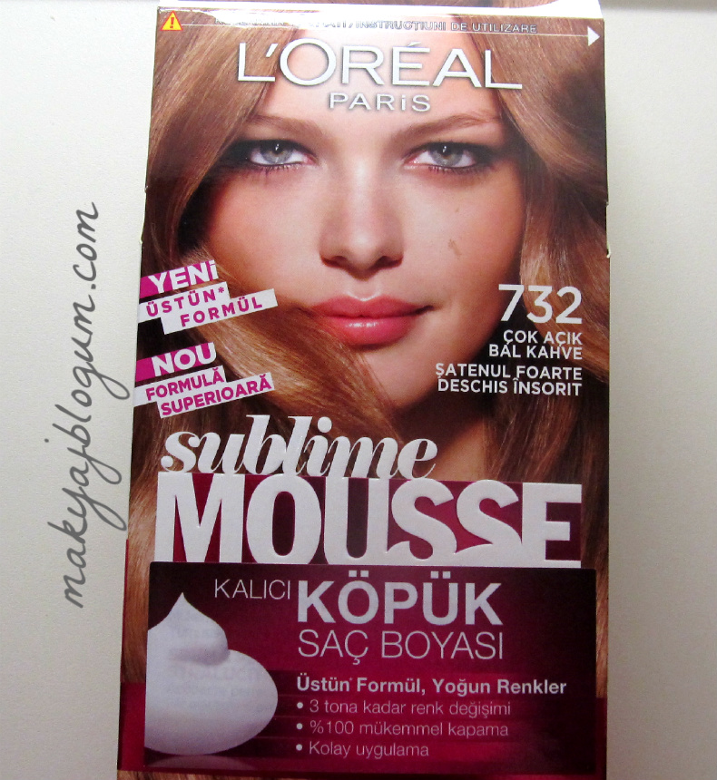 loreal açık kahve saç boyası